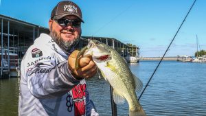 Bass Fishing with Big Drop Shots as a Follow-up to Flipping