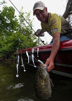 Andy Poss with original Alabama rig