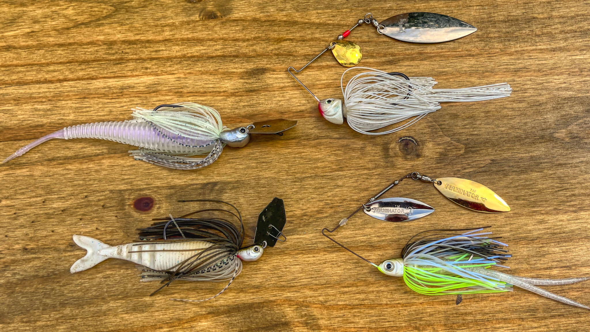 chatterbaits and spinnerbaits