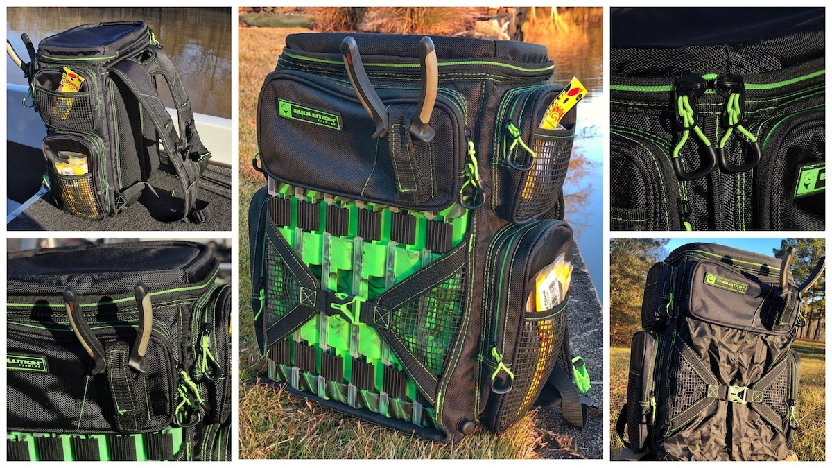 bass fishing backpack